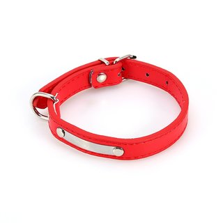 Leder Halsband S - L Hund Hundehalsband Lederhalsband Halsung Braun Schwarz Rot L