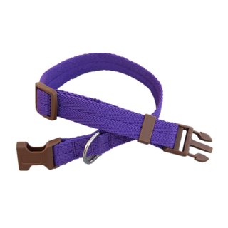 Stoffhalsband aus Nylon für Hunde in 4 Größen und 6 Farben / Hundehalsband 