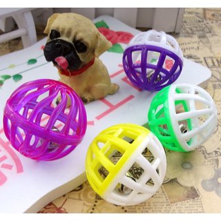 Katzenspielzeug Plastik Ball mit Glöckchen 4 cm Welpenspielzeug Hund Spielzeug