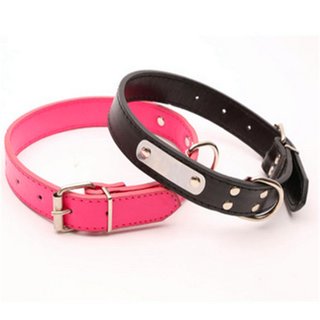 Lederhalsband Gr&ouml;&szlig;e S-XL verschiedene Farben Hund Hundehalsband Leder Halsband