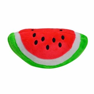 Obst Hundespielzeug mit Squeaker / Quietsch-Spielzeug Melone